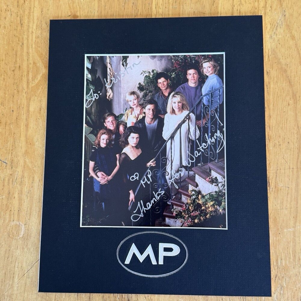 Melrose Place Cast Signed 5x6 Photo Matted (8x10) Autographed Heather Locklear - Picture 2 of 2